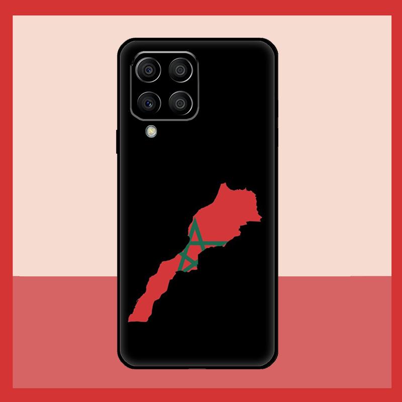 Morocco Flag Coat Of Arms Case For Samsung Galaxy M11 M31 M14 M34 M54 M12 M32 M52 M15 M13 M06 M16 M36 M56 M53 M35 M55