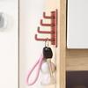 Rotating Four Hook Wall Mount Adhesive Hook No Drilling Required Space Saving Kitchen Bathroom Storage Organizer