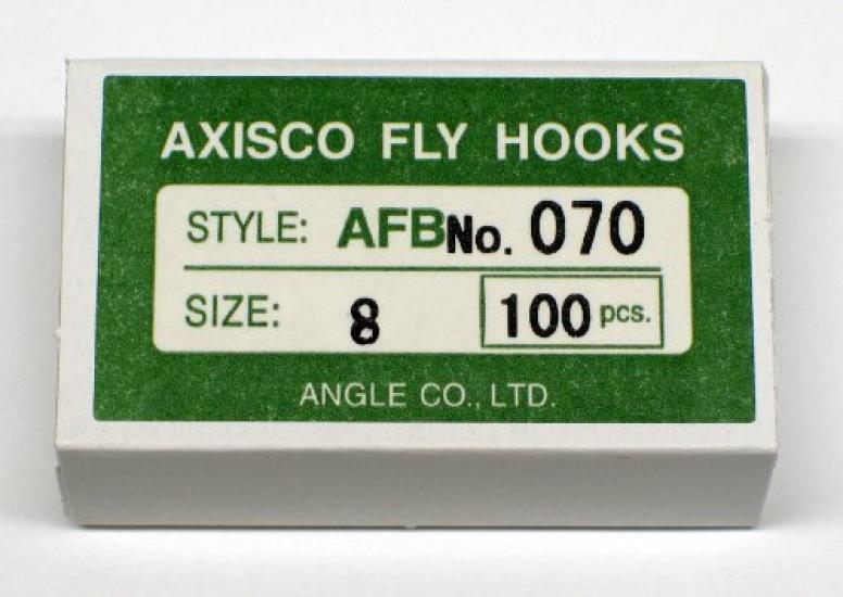 AXISCO Fly Hooks (100-Pack) AFB 070-#8 Fishing Hooks