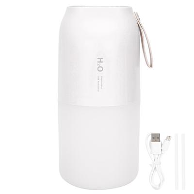 300ml Double Spray Humidifier Diffuser USB Charging Nanometer Atomization 2 Gears Night LightWhite