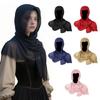 Multipurpose Vikingly Themed Hooded Scarf Shawl Medieval Renaissances Costume Accessory For Themed Event Cosplay