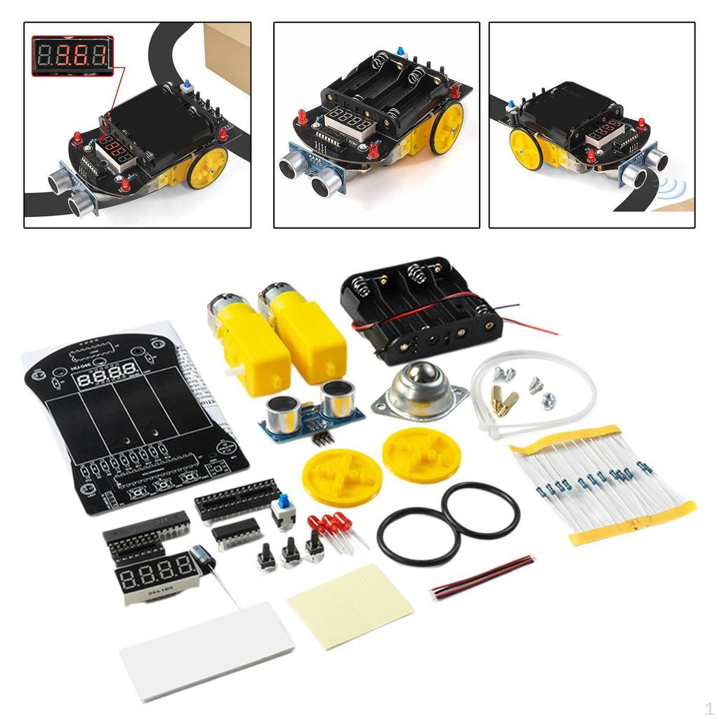 Compact Smart Robot Car Kit with R3 Project And Programming Features for Learning