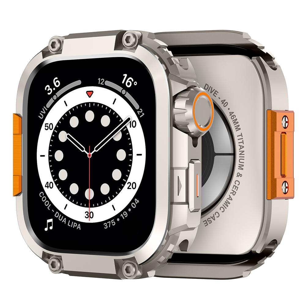Stainless Steel Case for Apple Watch Series 11 46mm Metal Bumper Protector Frame for Iwatch 10 46MM Accessories Protective Cover