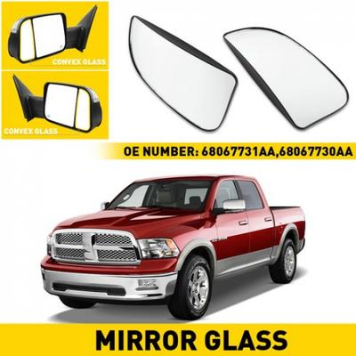 Towing Mirror Glass Lower Right & Side Left Kit For 2010-2018 Dodge Ram