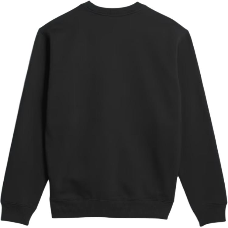 adidas Originals Men's Black and Blue Colorblock Skateboarding Crew Sweatshirt IY1623