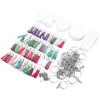 DIY Keychain Set Special Shape Acrylic Blanks HandMade Key Chain Pendants Making Accessories