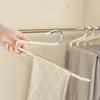 5/10PCS Stainless Steel Pants Hanger Non-slip Pants Rack Household Non-trace Hanging Pants Clip Special Hanger Storage Device