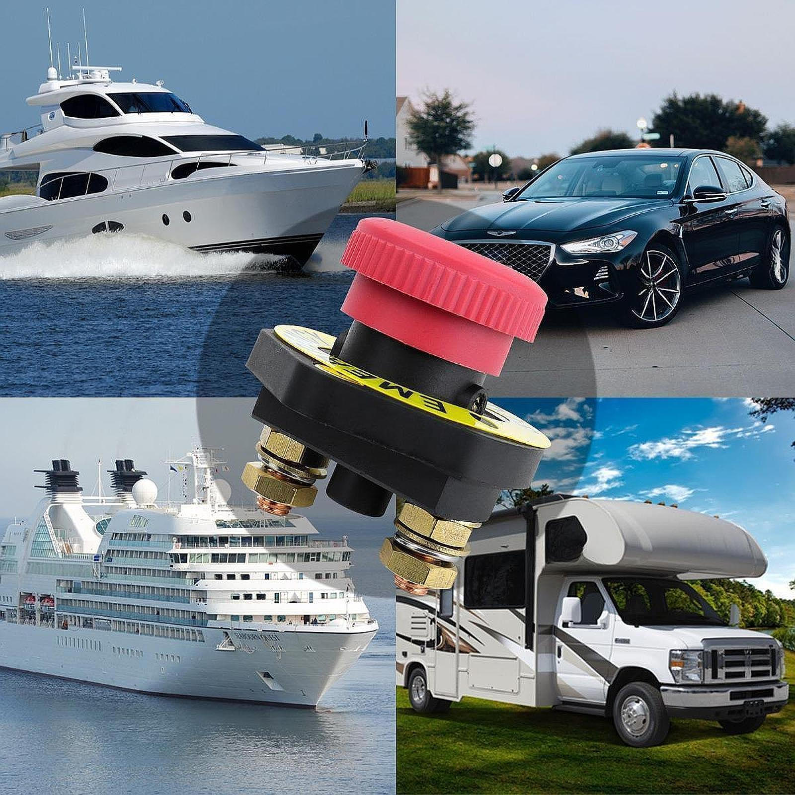 

Disconnect Isolator Master Emergency Stop 52-45749 Replace Parts Powered Switch for Rvs No Terminals