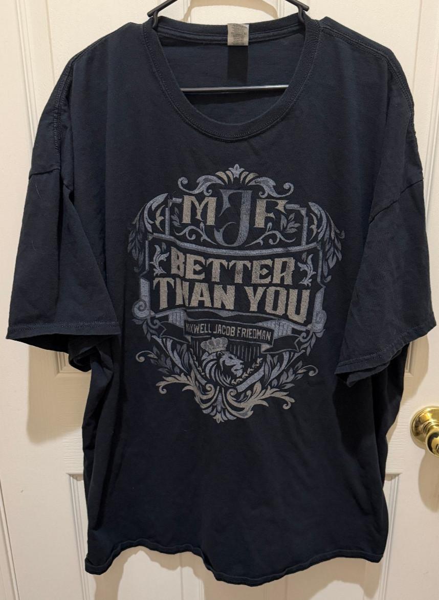 MJF Better Than You 4XL Pro Wrestling Crate T-Shirt AEW OOP Unisex T-Shirt S