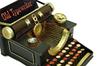 Decorative Metal Typewriter