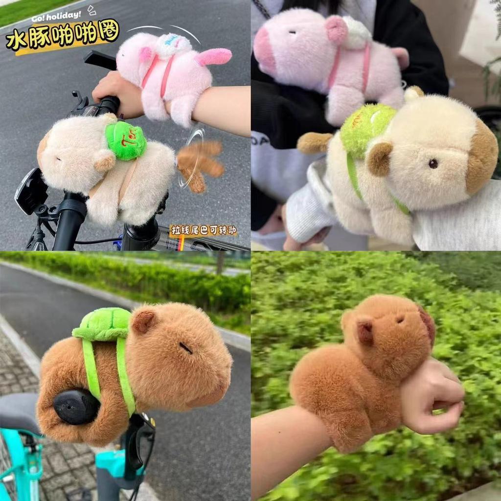 23cm Wasserschwein Papa Kreis Wasser Delfin Puppe Armband Plüschtier Kinder Handgelenk Kleiner Anhänger Weihnachtsgeschenk