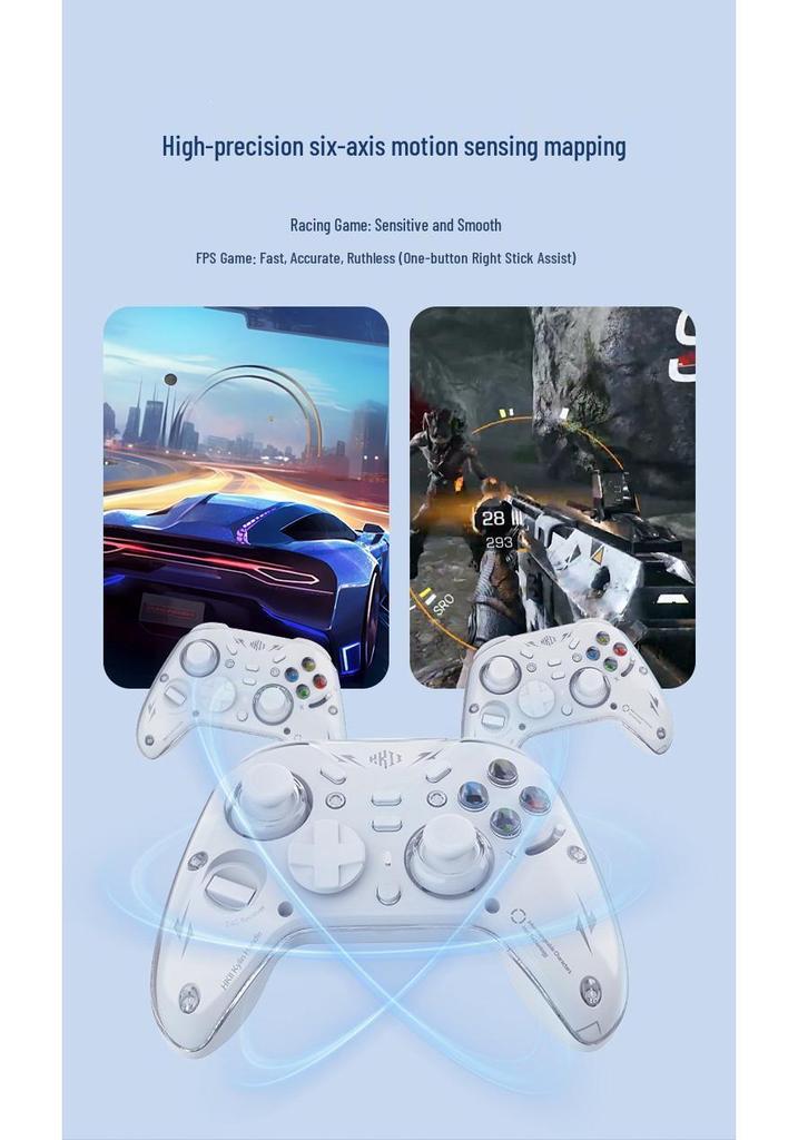 Kirin Switch Bluetooth Dual Hall Vibration Controller for PC, TV, iOS - Black Myth Wukong Edition
