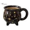 Funny Gift for Friends Halloween Coffee Mug with Ergonomic Handle, 380ml Capacity, Ceramic Pot Shaped Novelty Cup, Hot And Cold Beverages Drinking Cup