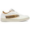 Reebok Club C Series Comfortable Low-Top Sneakers Unisex Sneakers White Brown GX1141