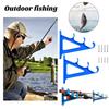 Wall Mounted Fishing Rod Rack 3-Position Rod Storage Rack Fishing Pole Holder  Accessories