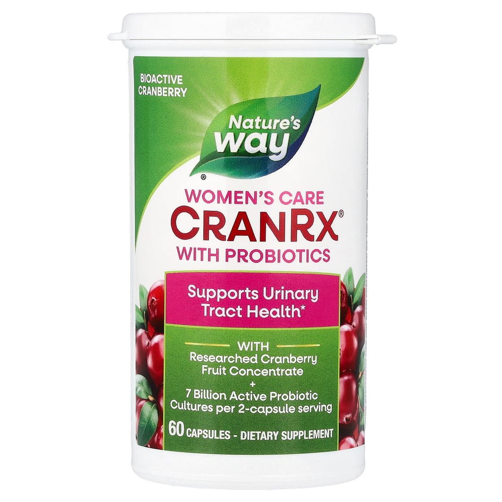 Nature's Way CranRx Women's Care Probiotic Capsules, 60 Count