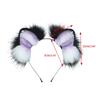 Soft and Comfortable Artificial Animal Ear Headbands Hairpiece for Women Halloween Cosplay Costume Accessory