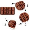 Silicon Numbers 0-9 Molds Premium Nonstick CCmax for Homemade Chocolate, Candy, Jelly or Ice Cubes
