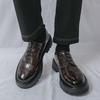 Fashion Formal Leather Oxfords Shoes Male Wedding Party Shoes Casual Slip On Walking Footwear Luxury Brand Casual Business Men's Flats