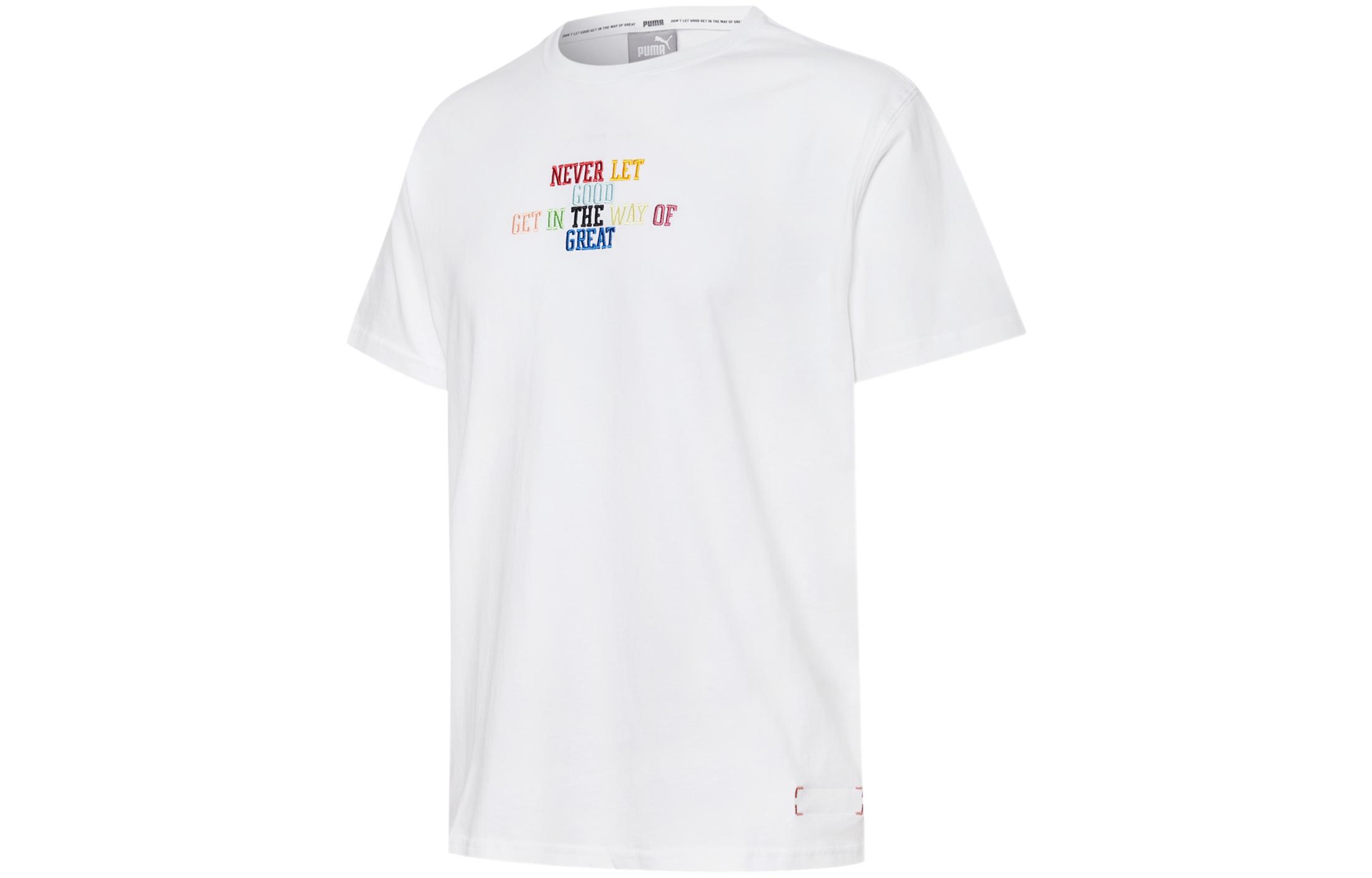 PUMA Overtime T Shirt Men s White 532093-01 M