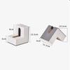Style Modern Right Angle Tissue Box Home Living Decoration Desktop Napkin Table Decor Kitchen Organization Accessories