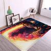 Japanische Dämonenjäger Fußmatte Waschbar Rutschfest Wohnzimmer Sofa Stühle Bereichsmatte Küche Bettseite Bereichsteppiche