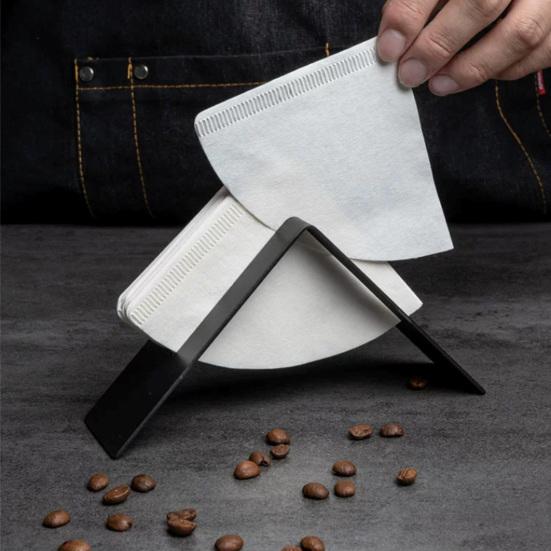 Filter Paper Holder Broken Resistant Large Capacity Waterproof Coffee Filter Paper Storage Rack for Café