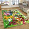 Retro Digimon Adventure Monster Cartoon Carpet Rug for Bedroom Living Room Home Sofa Decoration,Child Game Large Decor Floor Mat