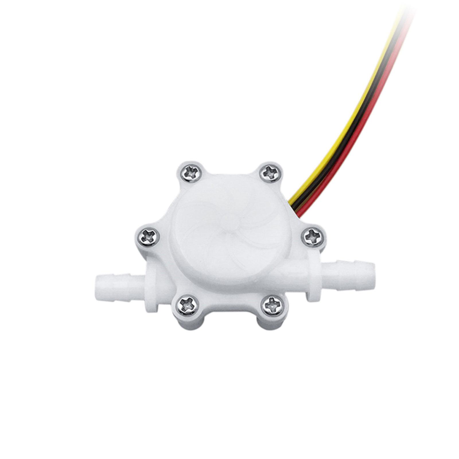 

High Precisions Coffee Water Flow Sensor Meter Compact Liquid Flowmeter Counter Flowmeter Counter Plastic for Dispensers B