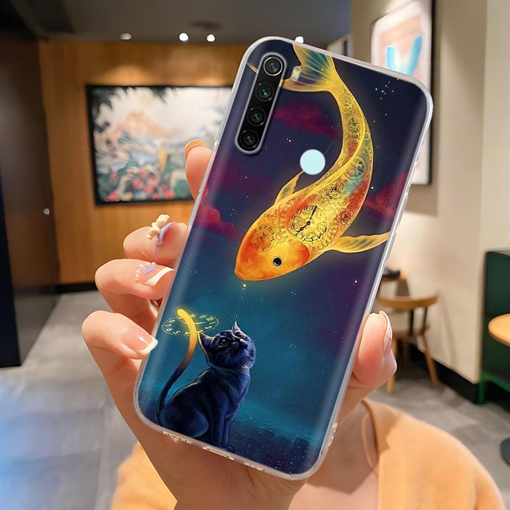 For Xiaomi Redmi Note 8T Case Luxury TPU Shockproof Cartoon Silicone Phone Cover For Redmi Note 8T Note8T Cases Bumper Fundas