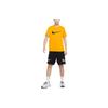 Nike Casual Sport Shorts With Large Logo Print Men Bottoms Black DX6310-010
