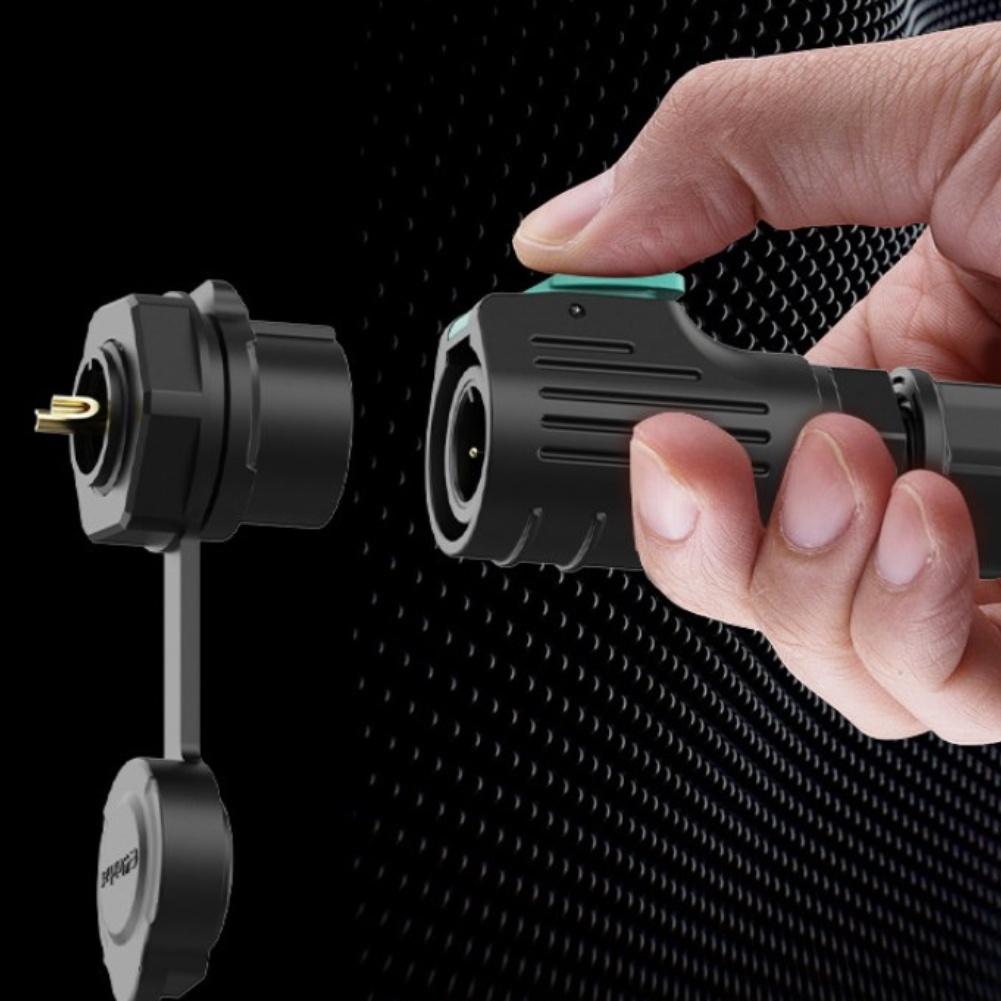 1pc LP12 Connector Power Sensor 7/8P Waterproof For LED Lighting Electronic Devices Security Systems New Energy Solutions