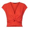 Red Chest Knot Crop Top Woman VERO MODA