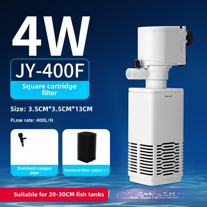 Pompe de filtration d'aquarium 3 en 1: Système silencieux de circulation et d'oxygène pour aquarium