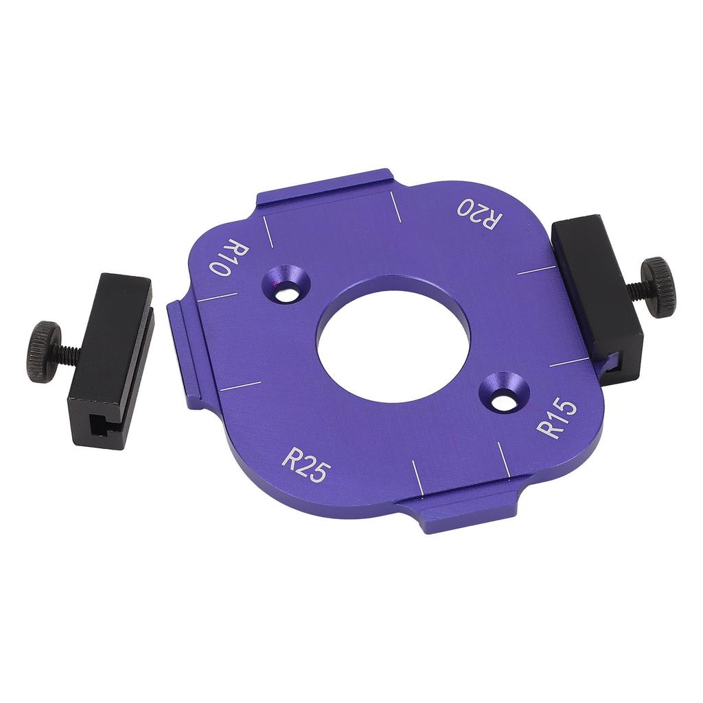 Rundungsradius-Schablone Holzbearbeitung Frästisch Vorrichtung Holzbrett Bogen Schneidwerkzeug R10 R15 R20