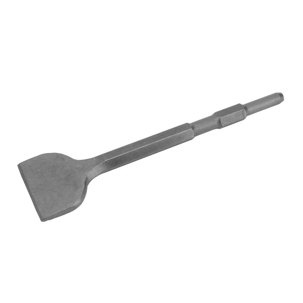 Wide Flat Edge Grooving Chisel 40Cr Alloy Steel Masonry Chisel Bit For Hammer Drill