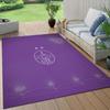 Újpest FC Flannel Pattern Square Carpet,Area Rug,Carpet Rug for Living Room Bedroom Sofa Playroom Decor,Non-slip Floor Mat