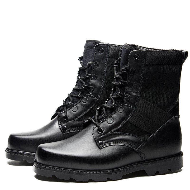 Buy Military Boots for Men Outdoor Boots Leather Combat Boots