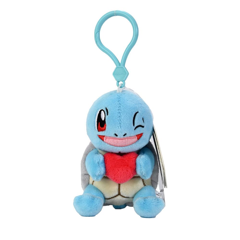 Pokemon Pikachu Mew Squirtle Charmander Kawaii Plush Toy Pendant School Bag Backpack Pendant Key Ring Small Doll Birthday Gift