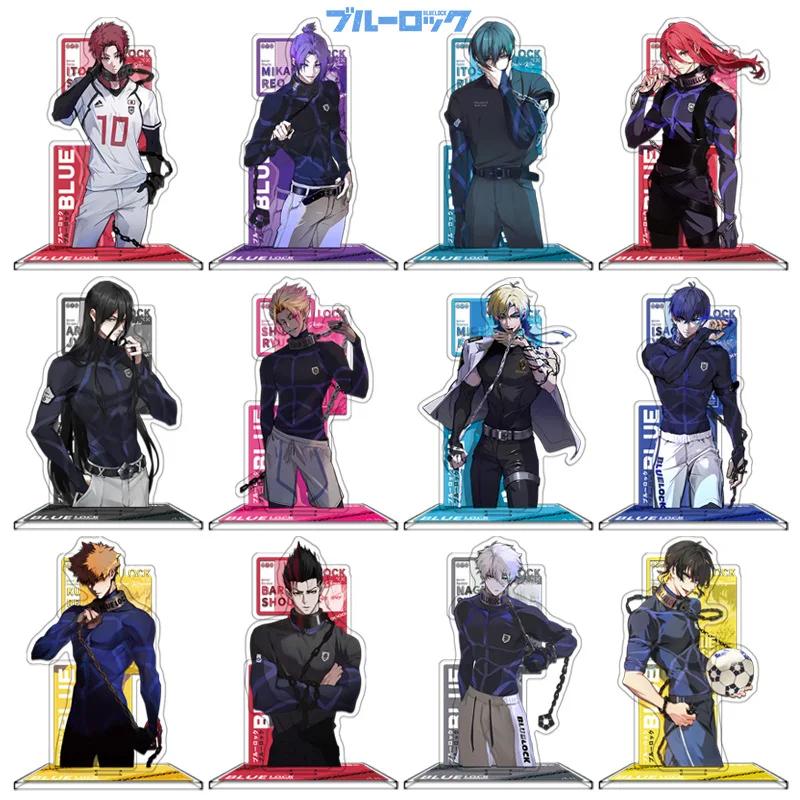 Blue Lock 351 Series Double Insert Large Standee Isagi Yoichi Bachira Meguru Nagi Seishiro Human Figure Desktop Decoration
