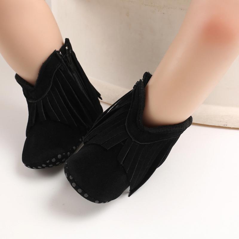 Stylish Tassel Baby Boots for Girls (0-1 Year)