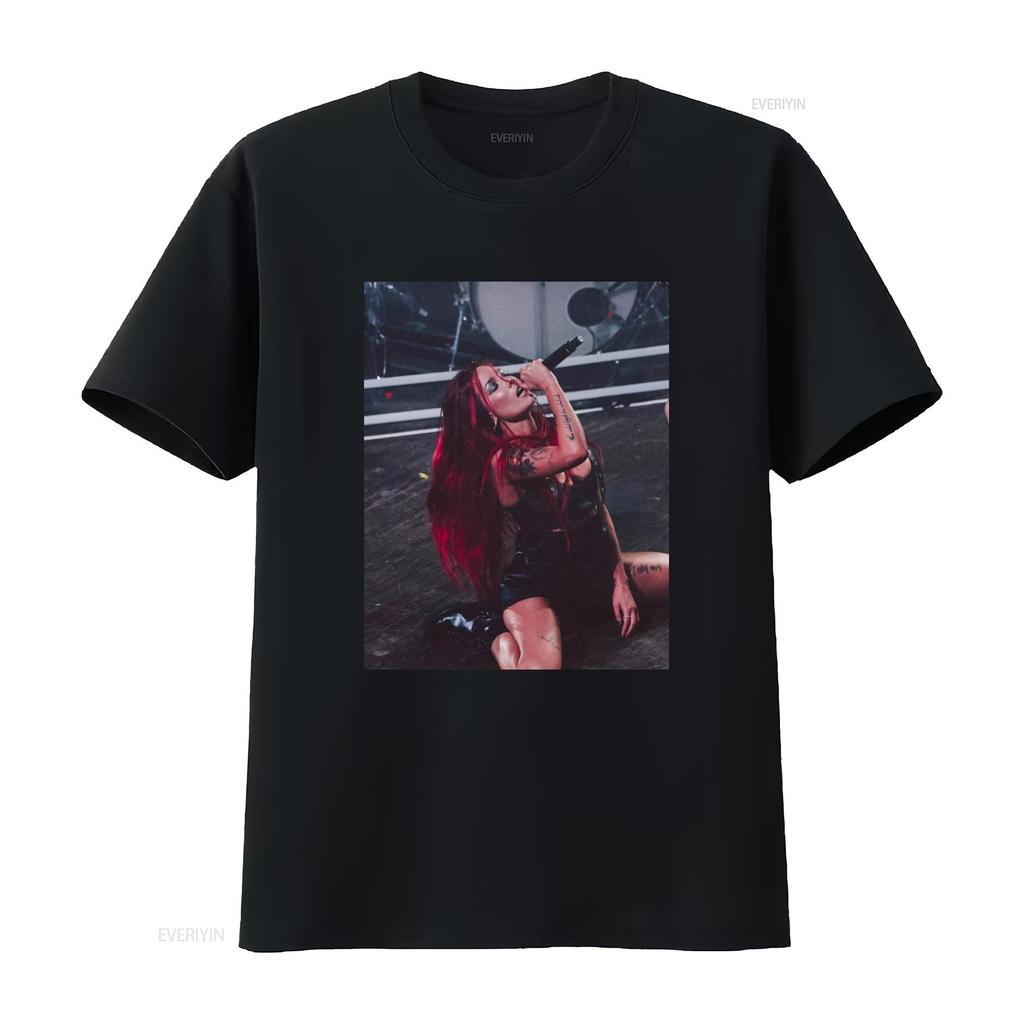 Halsey Vintage Style PhotoshooT T Shirt Black Aesthetic Minimal Bootleg Music For Fans vintage Washed Casual homme