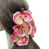 Haarklem Realistisch Orchidee Ontwerp Lichtgewicht Decoratieve Haarklem Stevige Grip Achterhoofd Haarklauw Dagelijks Draagbaar Haaraccessoires