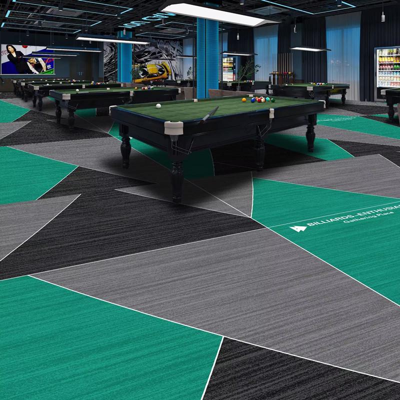Luxury Printed Carpet for Hotel Billiard, Game, and Recreation Rooms – Wall-to-Wall Hallway and Private Room Flooring