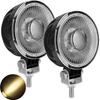 3 Pouces Blanc LED Lampe De Travail, Projecteur 12V 24V LED Lampe Auxiliaire Moto ATV Camion Bateau Tracteur