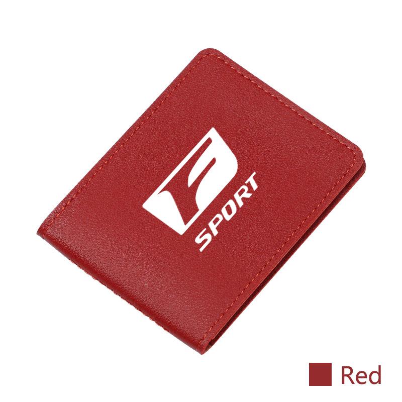 High-end Leather Car Driver License Card Holder ID Credit Case For Lexus F SPORT ES UX 300e GS GX IS LS LX LBX NX RX 350h 450h