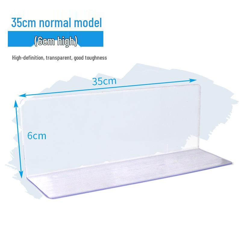 Plastic Shelf Divider for Small Items In Supermarkets and Convenience Stores