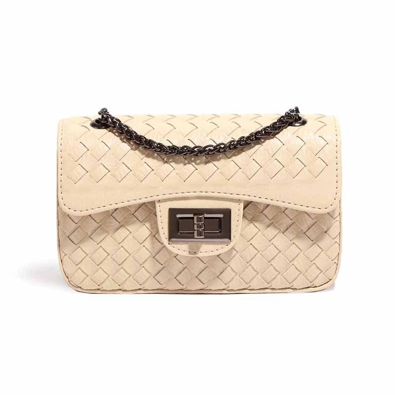 Klassische und vielseitige horizontale kleine quadratische Tasche, Hot-Mom-Tasche, hochwertige Ketten-Umhängetasche, lässige und trendige Crossbody-Tasche