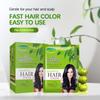 Hair Color Shampoo (30ml x 2 Sachets),Ammonia-Free Natural Permanent Hair Color for Men and Wome,Colors Hair in Minutes,Long lasting colour(black)