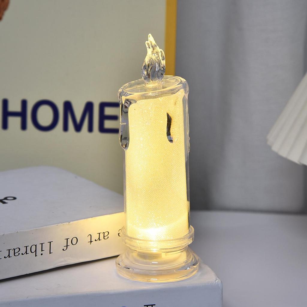 Teardrop Candle Light: Elegant Bedside & Restaurant Atmosphere Lamp